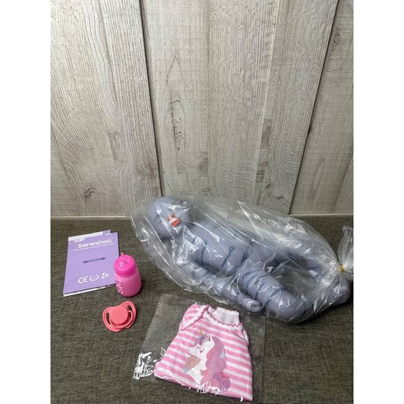 SerenDoll Soft Full Body Silicone Reborn Realistic Avatar Girl Baby Doll 18.5" - Picture 2 of 13